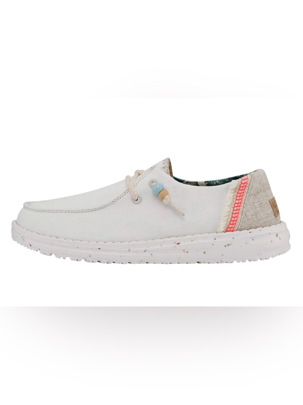Hey Dudes | New Wendy natural salt beaded laces slip on shoes women’s size 7